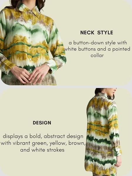 LERIYA FASHION Paisley Printed Kurta-Set for Women – Viscose Rayon Printed Kurta & Straight Pant | Festive Ethnic Indian Traditional Outfit for Functions & Puja | Lightweight Two Piece Dress for Beach & Holiday Look