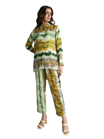 LERIYA FASHION Paisley Printed Kurta-Set for Women – Viscose Rayon Printed Kurta & Straight Pant | Festive Ethnic Indian Traditional Outfit for Functions & Puja | Lightweight Two Piece Dress for Beach & Holiday Look
